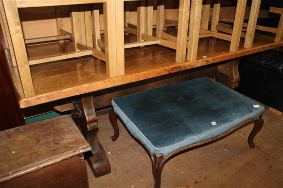 Oak refectory table